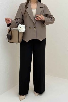 کت مازراتی کجراه لبه هفتی آستین پیله