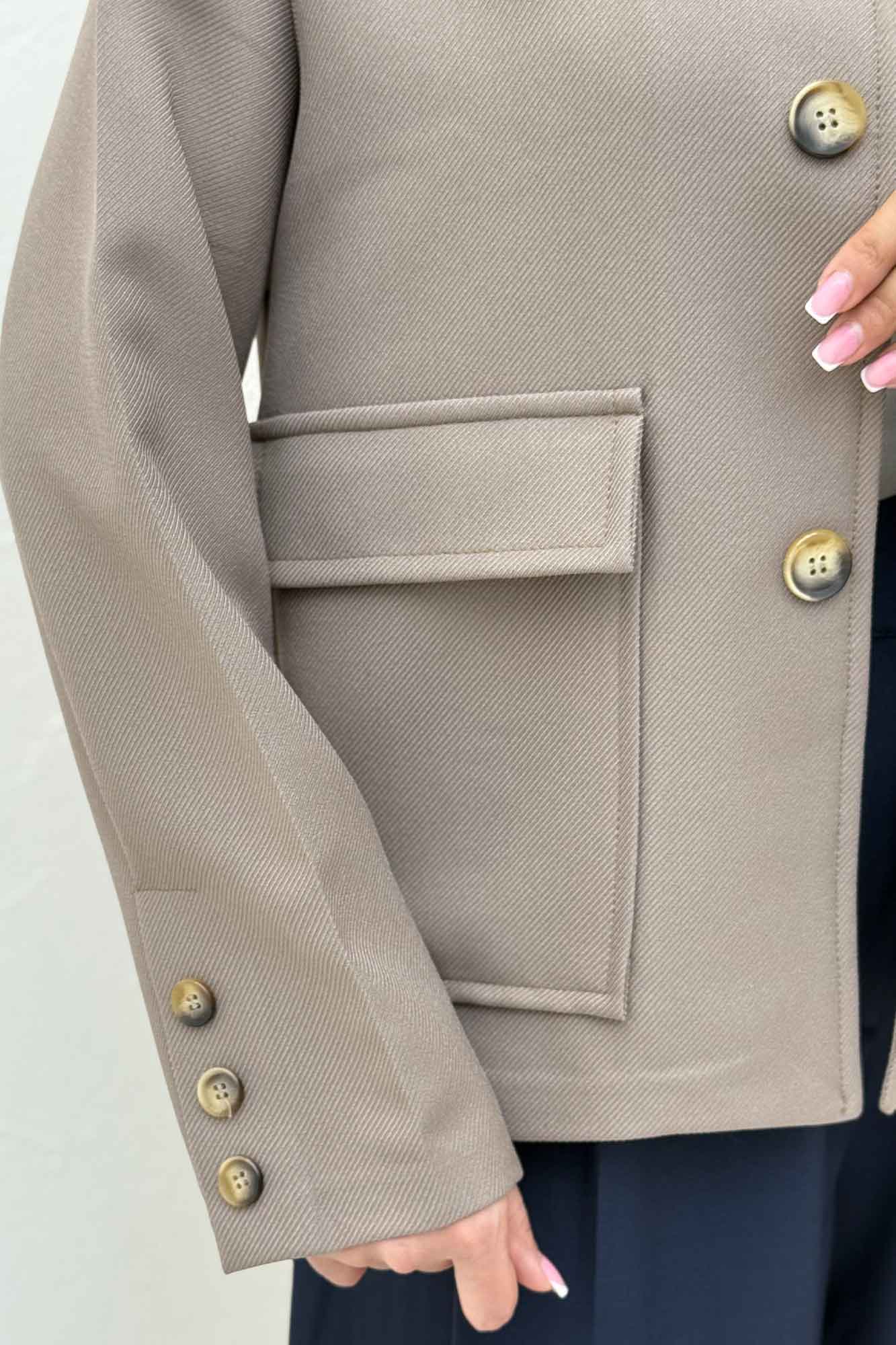 کت مازراتی کجراه یقه گرد ARLO