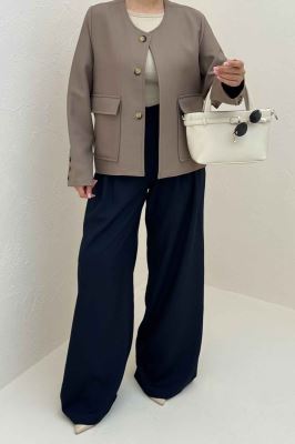 کت مازراتی کجراه یقه گرد ARLO