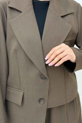 ست کت و شلوار بزیاق پرمیوم کات