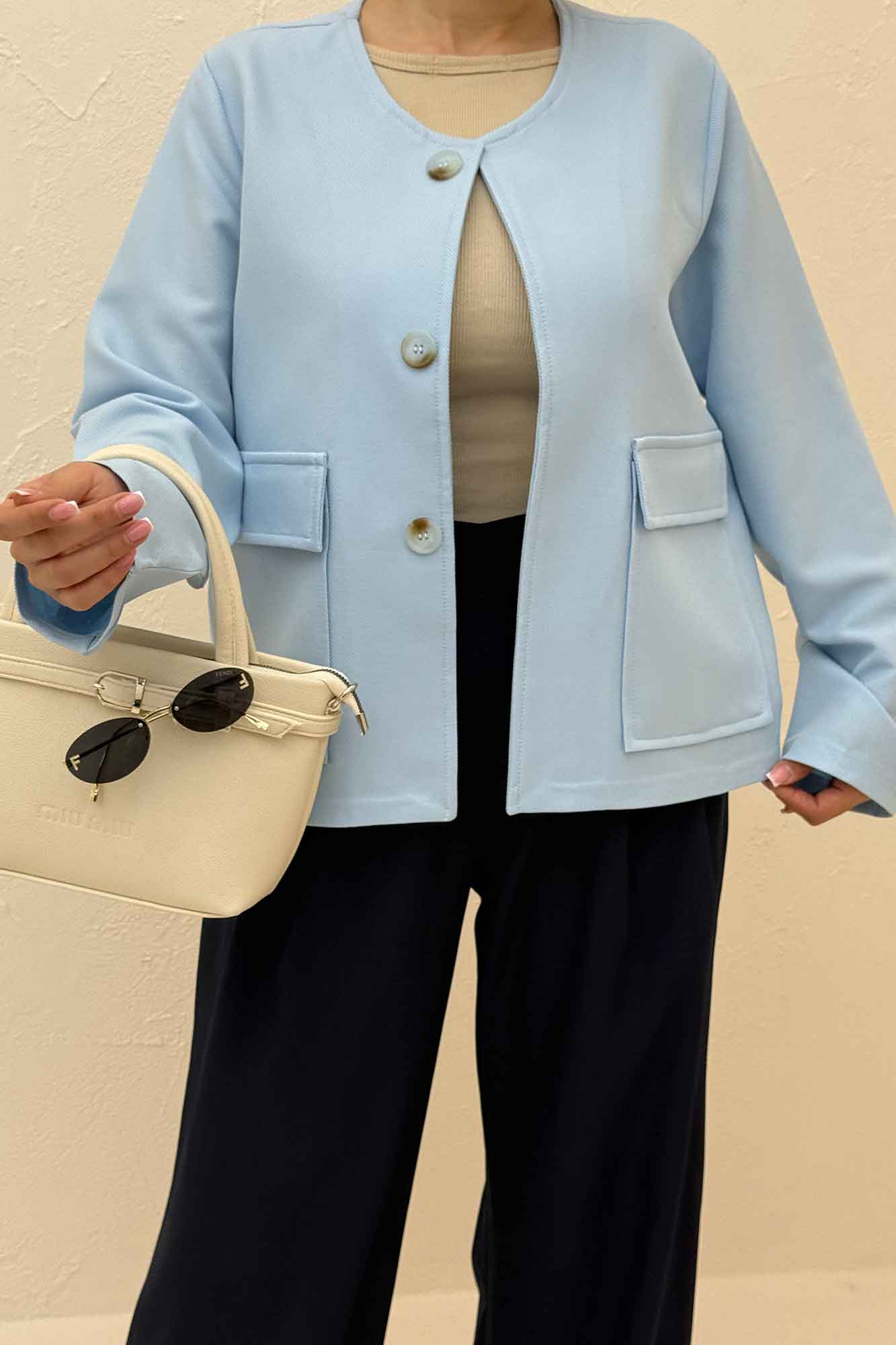 کت مازراتی کجراه یقه گرد ARLO