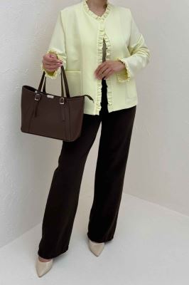 کت مازراتی کجراه لبه چین دار ERNEST