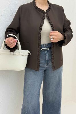 کت مازراتی کجراه لبه چین دار ERNEST