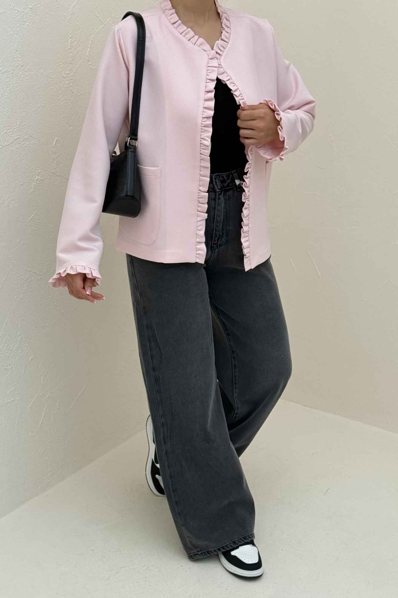 کت مازراتی کجراه لبه چین دار ERNEST