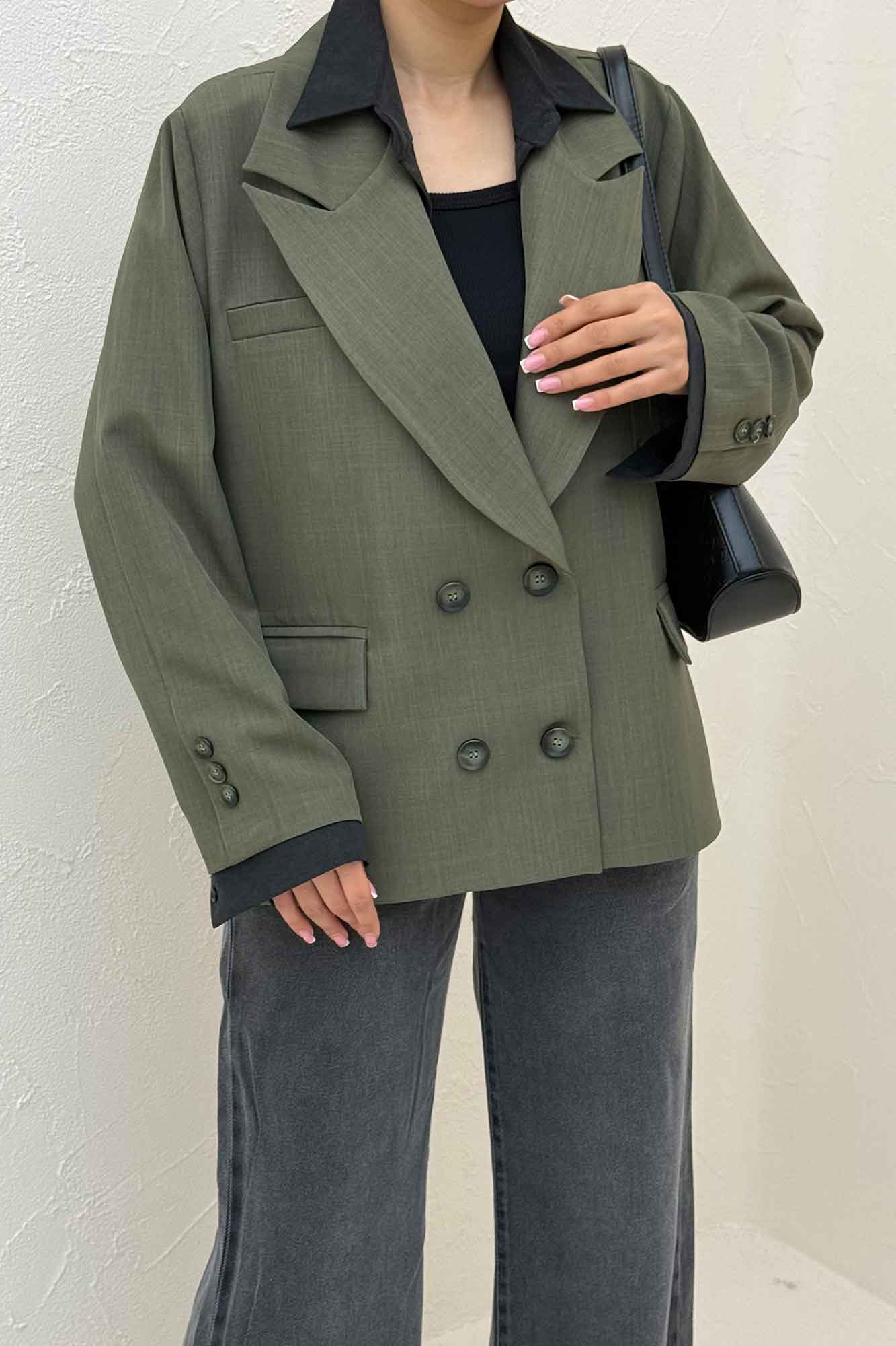 کت بزیاق چهار دکمه ریوانا