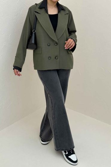 کت بزیاق چهار دکمه ریوانا