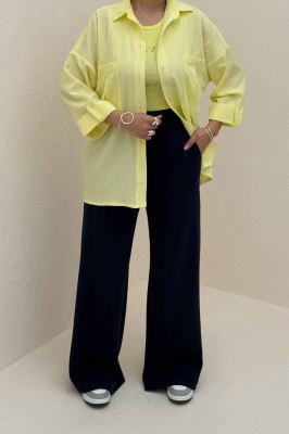 شومیز مانتویی آستین پاگن اطلس