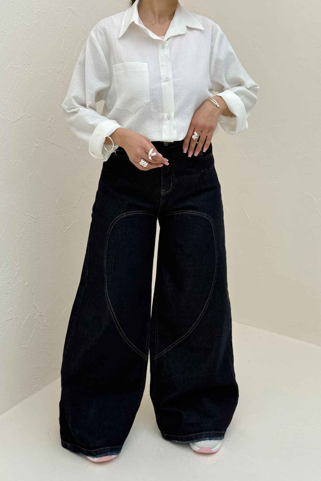 شومیز مانتویی تک جیب کادنزا کد 79