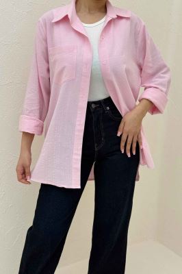 شومیز مانتویی تک جیب کادنزا کد 79