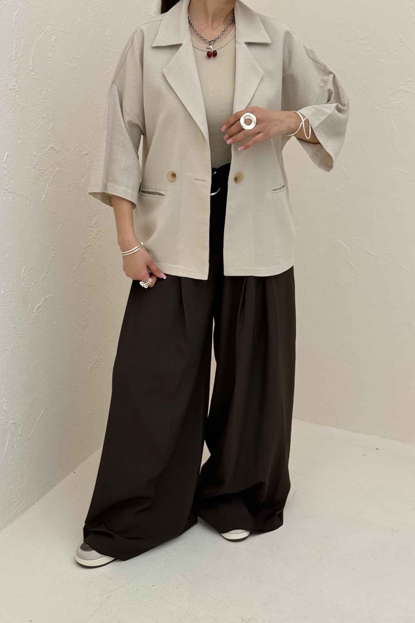 کت آستین سه رب جیب فیلتو کادنزا