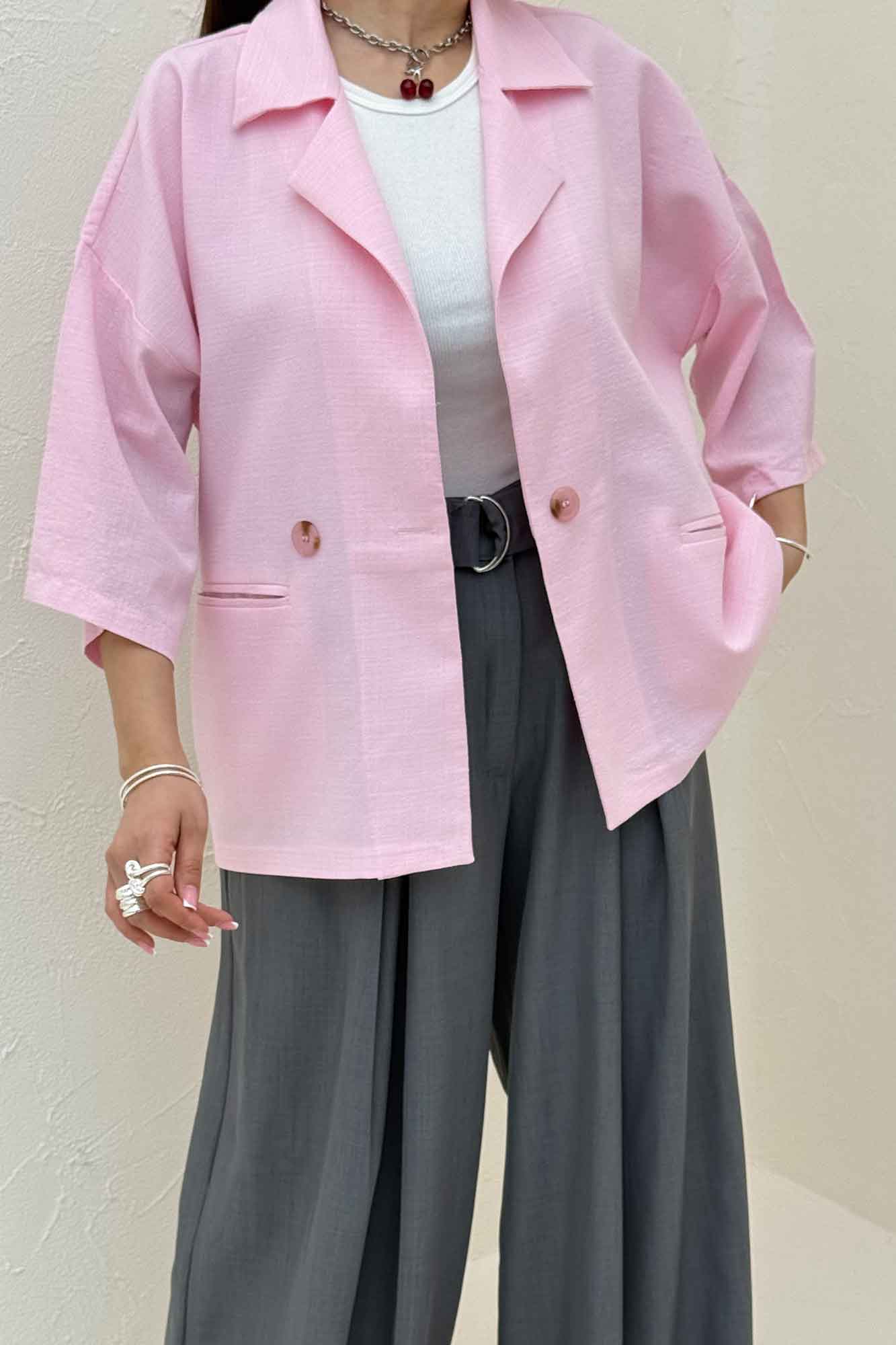 کت آستین سه رب جیب فیلتو کادنزا