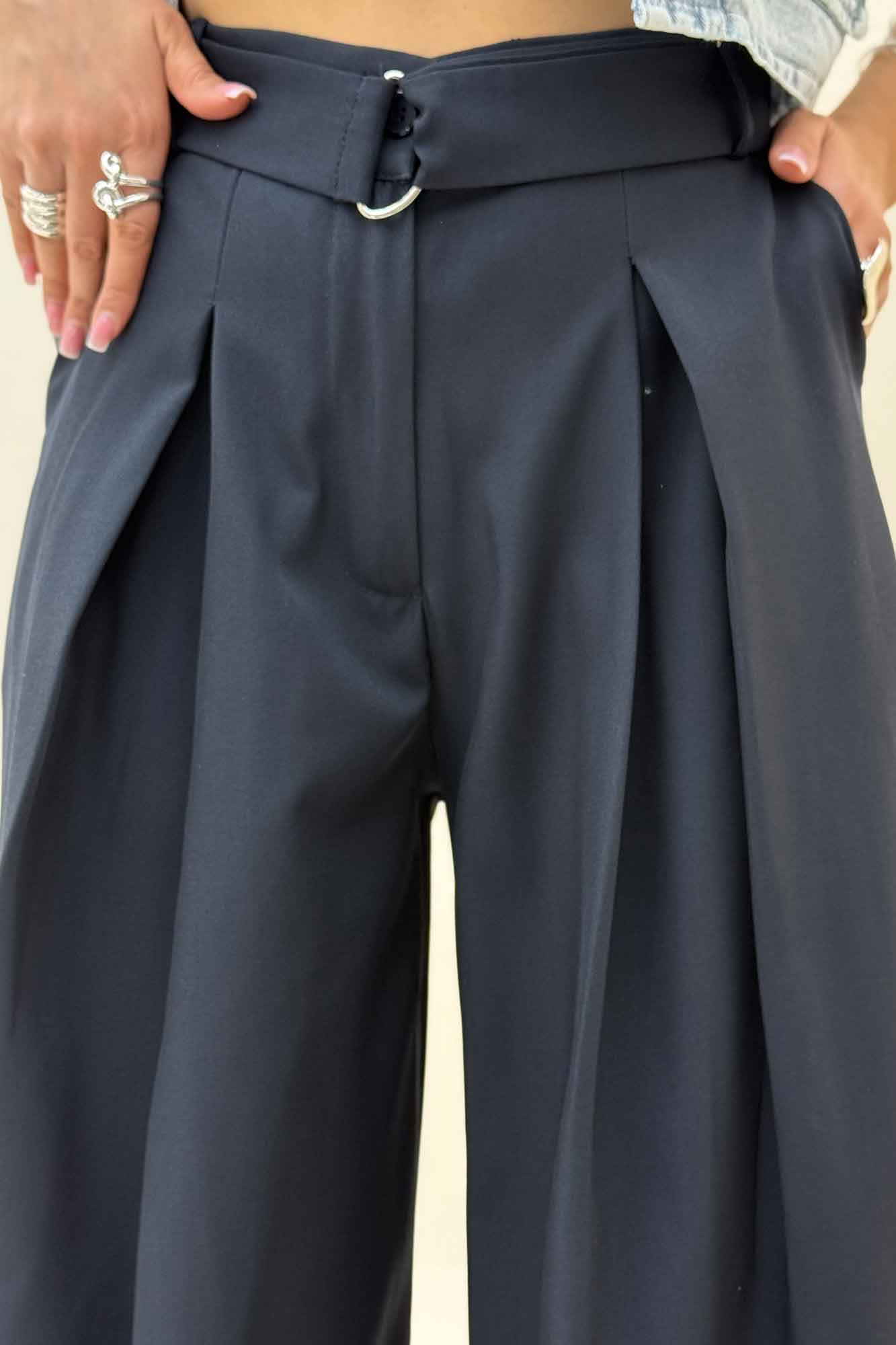 شلوار بزیاق بگ کمربند حلقه ای