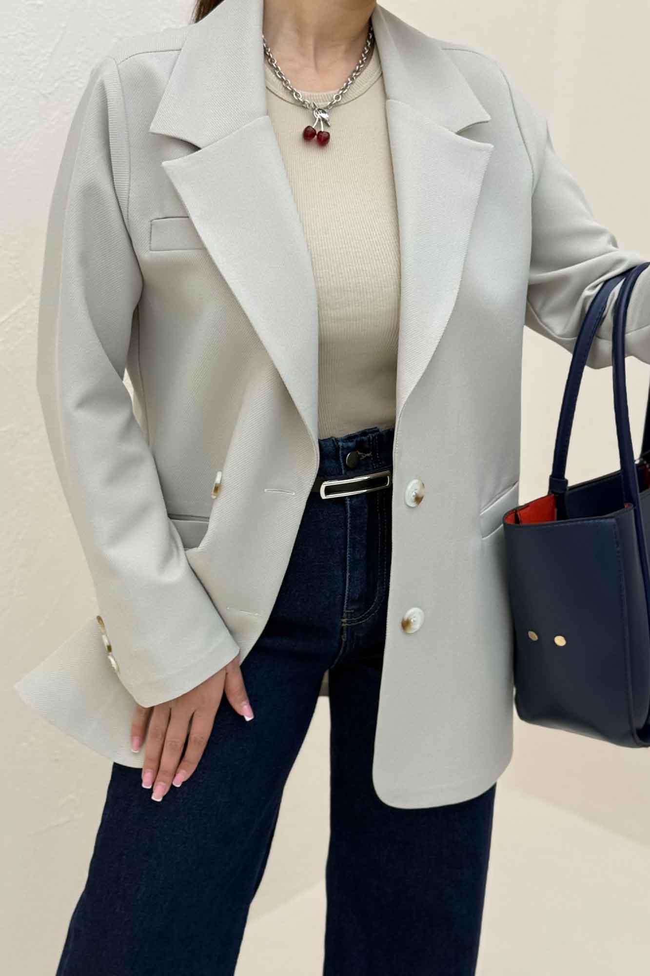 کت مازراتی کجراه دو دکمه عمودی آوان