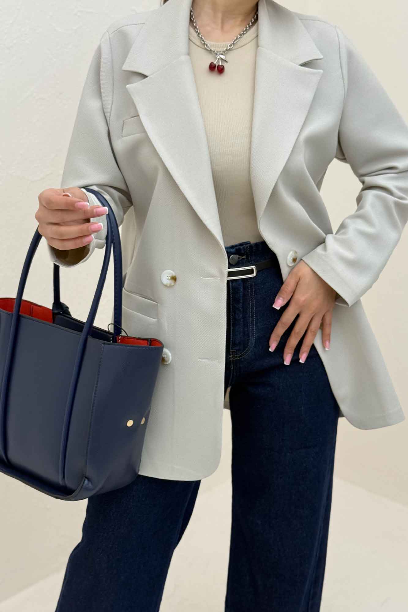 کت مازراتی کجراه دو دکمه عمودی آوان