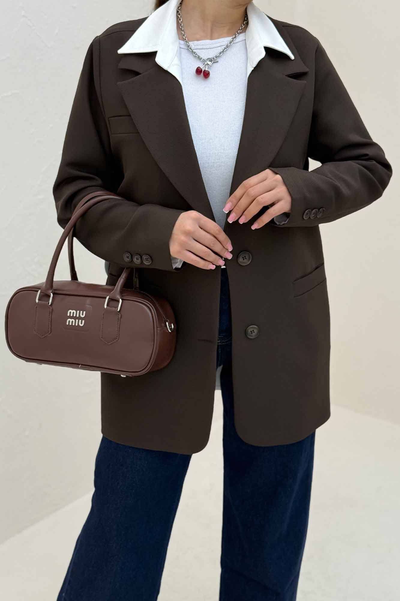 کت مازراتی کجراه دو دکمه عمودی آوان