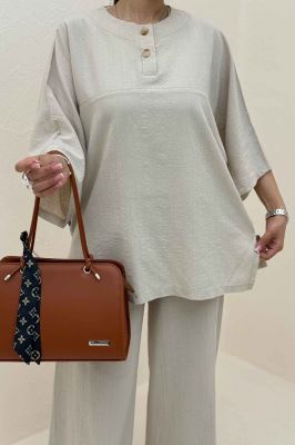 ست شومیز و شلوار چاکدار آمیرو