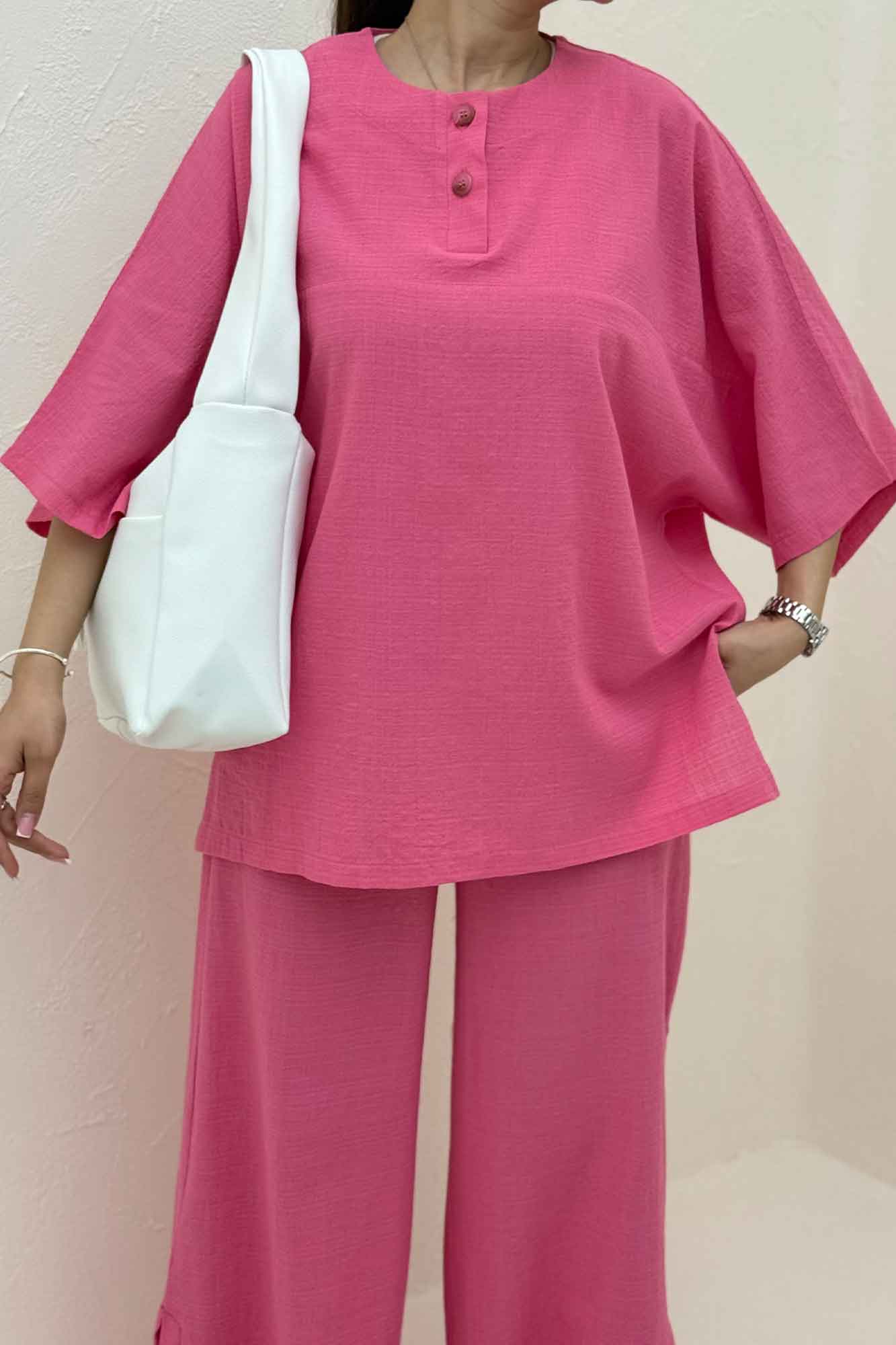 ست شومیز و شلوار چاکدار آمیرو