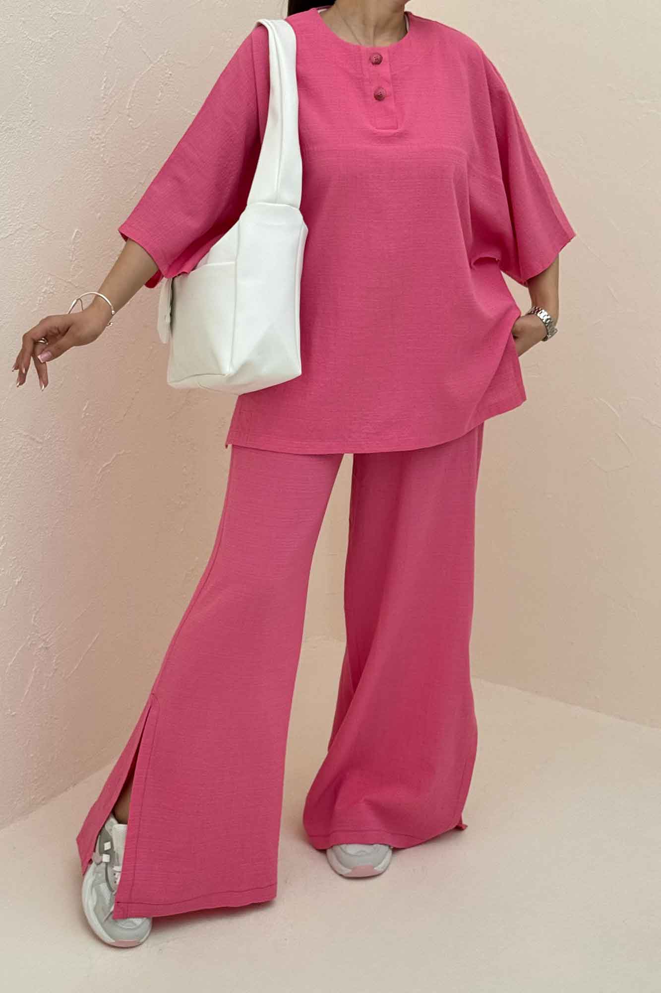 ست شومیز و شلوار چاکدار آمیرو