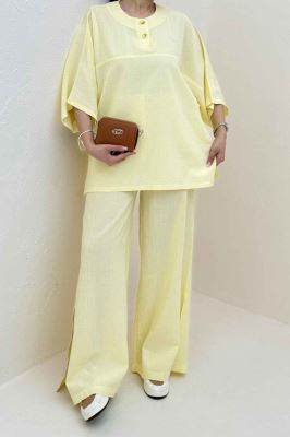 ست شومیز و شلوار چاکدار آمیرو