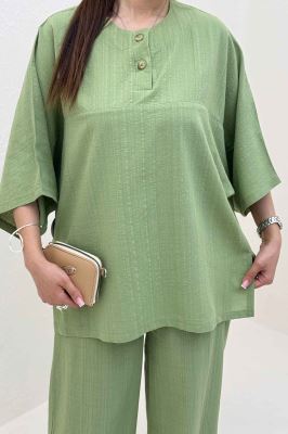 ست شومیز و شلوار چاکدار آمیرو