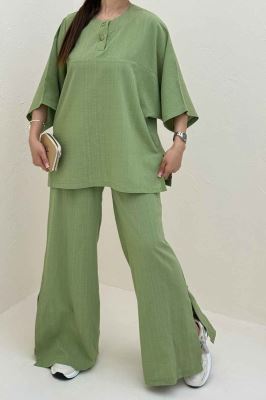 ست شومیز و شلوار چاکدار آمیرو