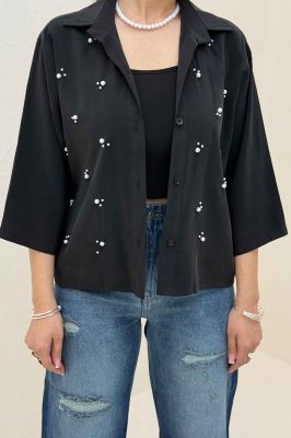 شومیز مدال مروارید دوزی