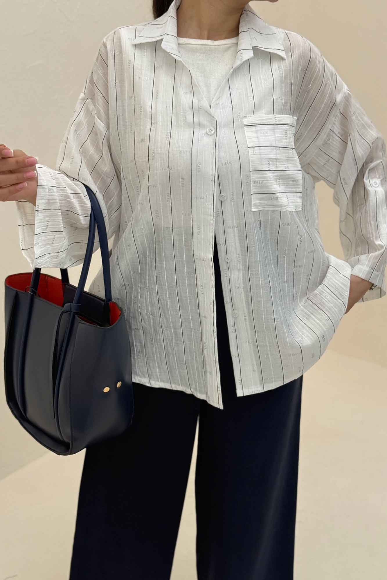 شومیز شیشه ای میومیو