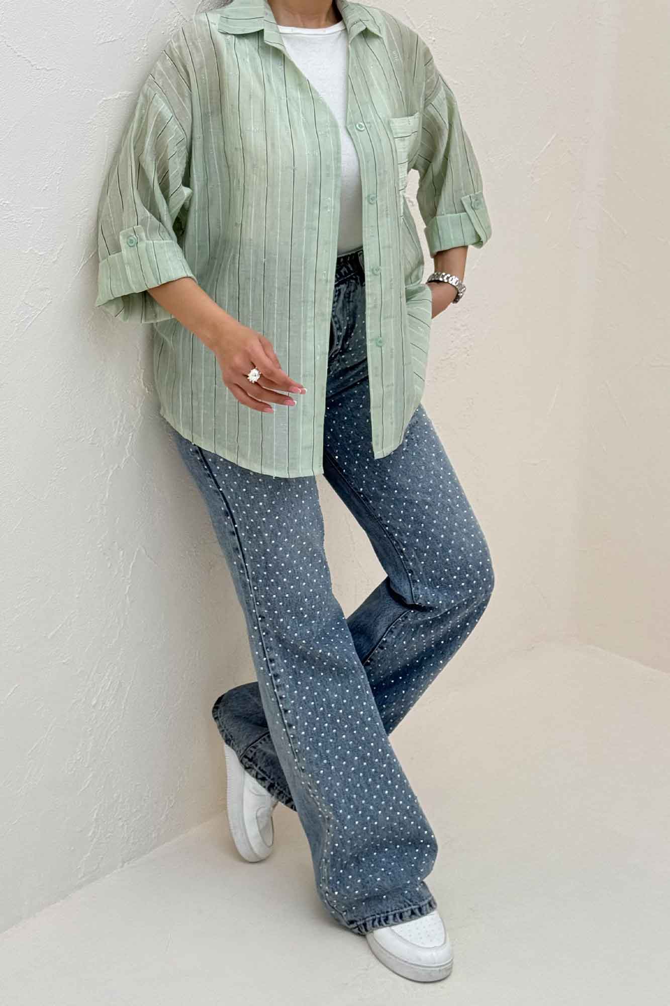 شومیز شیشه ای میومیو