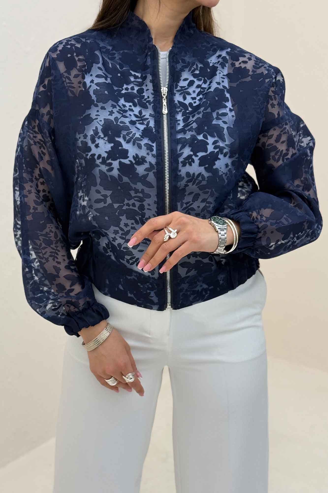 بامبر شیشه ای طرح گل