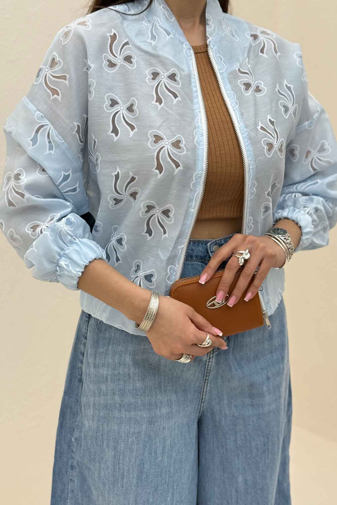 بامبر شیشه ای طرحدار