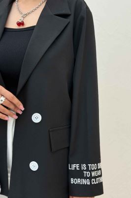 کت یقه انگلیسی پشت گلدوزی