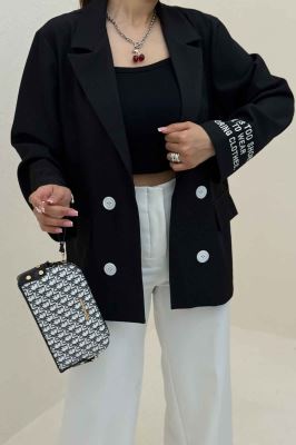 کت یقه انگلیسی پشت گلدوزی