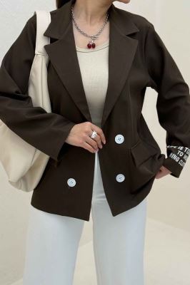 کت یقه انگلیسی پشت گلدوزی