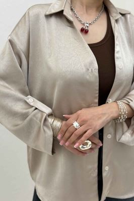 شومیز پشت پیله ساتن ابریشم 