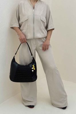 ست بامبر و شلوار جیب پاکتی لاریسا