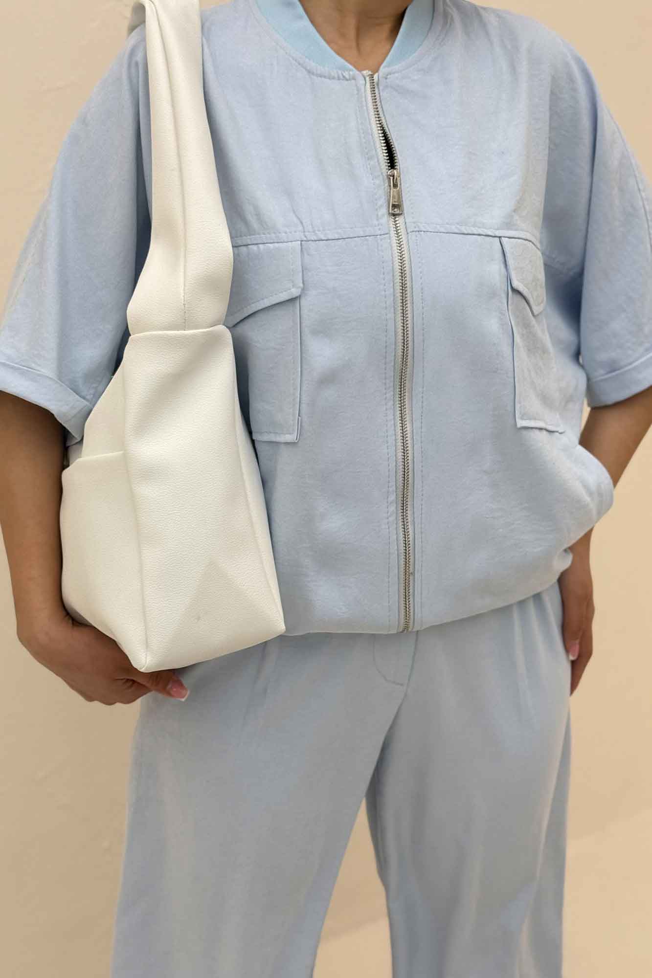 ست بامبر و شلوار جیب پاکتی لاریسا