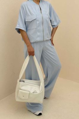 ست بامبر و شلوار جیب پاکتی لاریسا