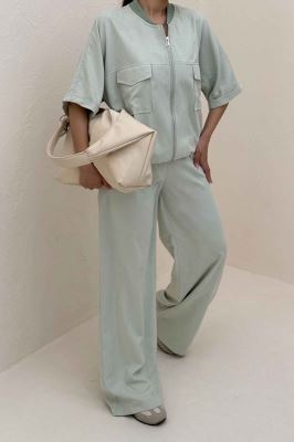 ست بامبر و شلوار جیب پاکتی لاریسا