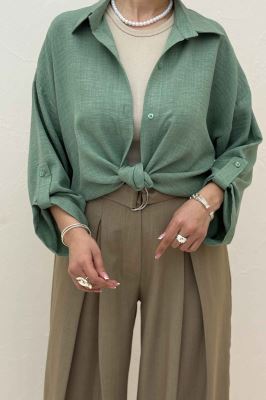 شومیز گره ای شانتون پاگن دار