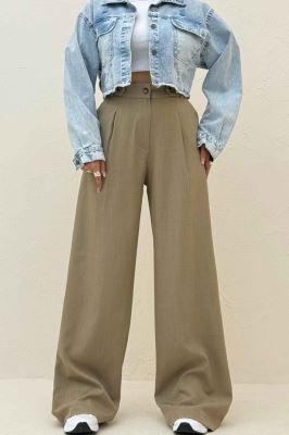 شلوار بزیاق بگ کمر دکمه ای