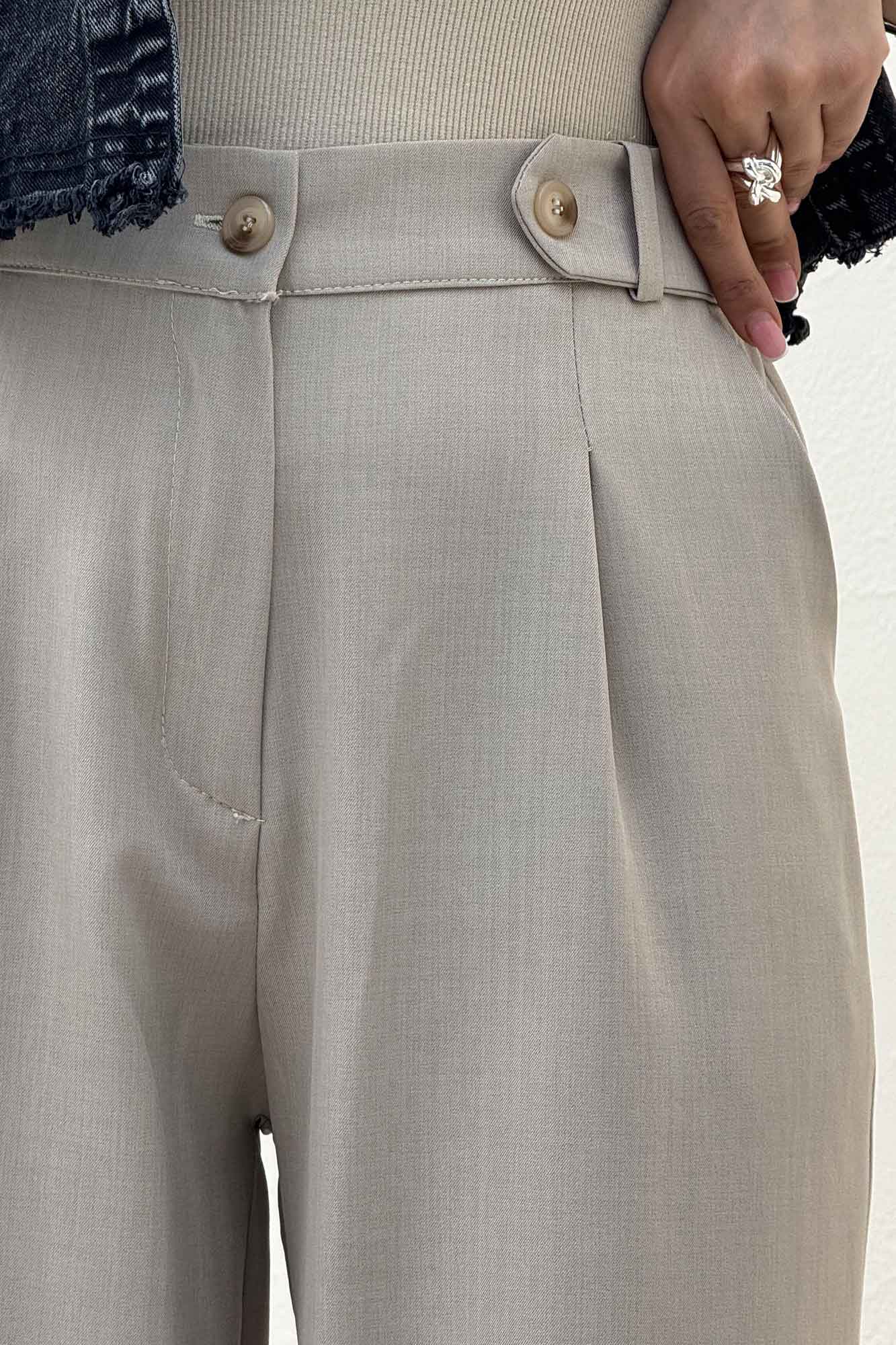 شلوار بزیاق بگ کمر دکمه ای