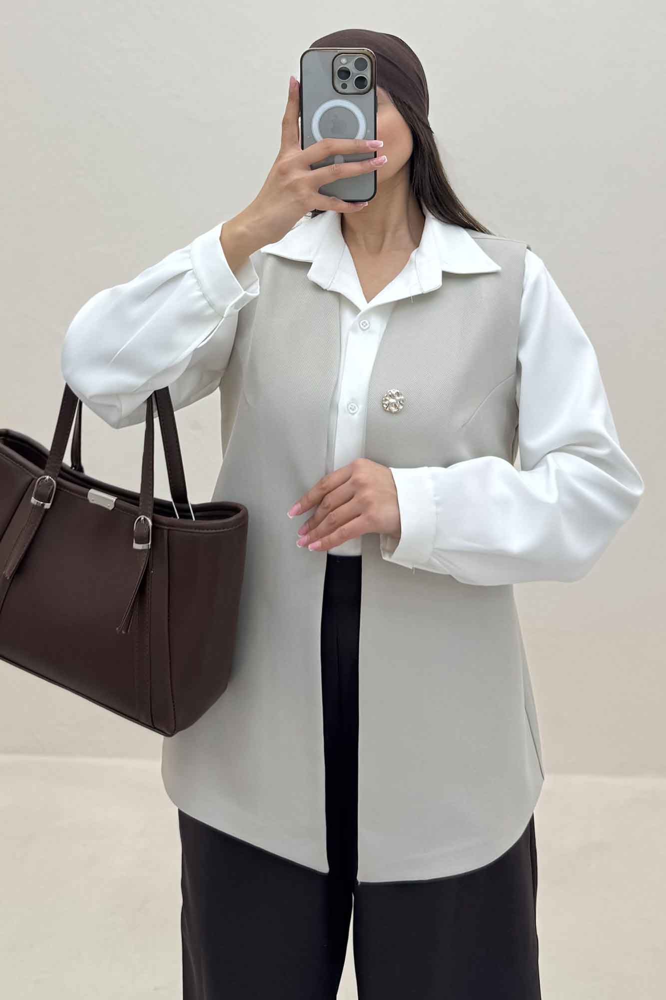 وست بلند مازراتی کجراه تک دکمه