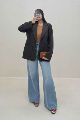 کت بزیاق سه جیب رو مدل آرینا