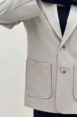 کت بزیاق سه جیب رو مدل آرینا