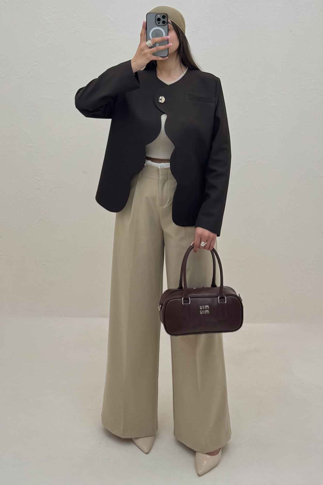 کت مازراتی کجراه موجی تک فیلتو دکمه