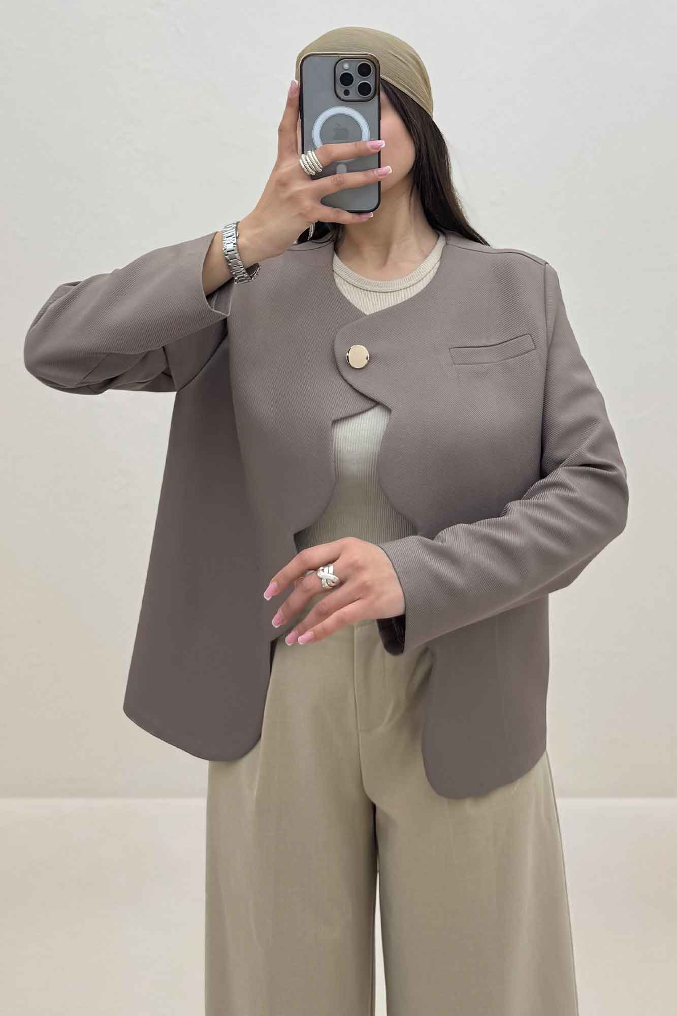 کت مازراتی کجراه موجی تک فیلتو دکمه