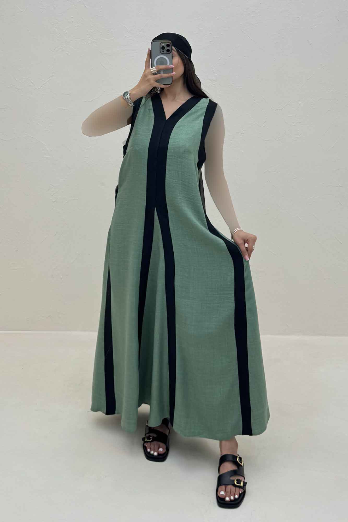 پیراهن شانتون دورنگ هارمونی