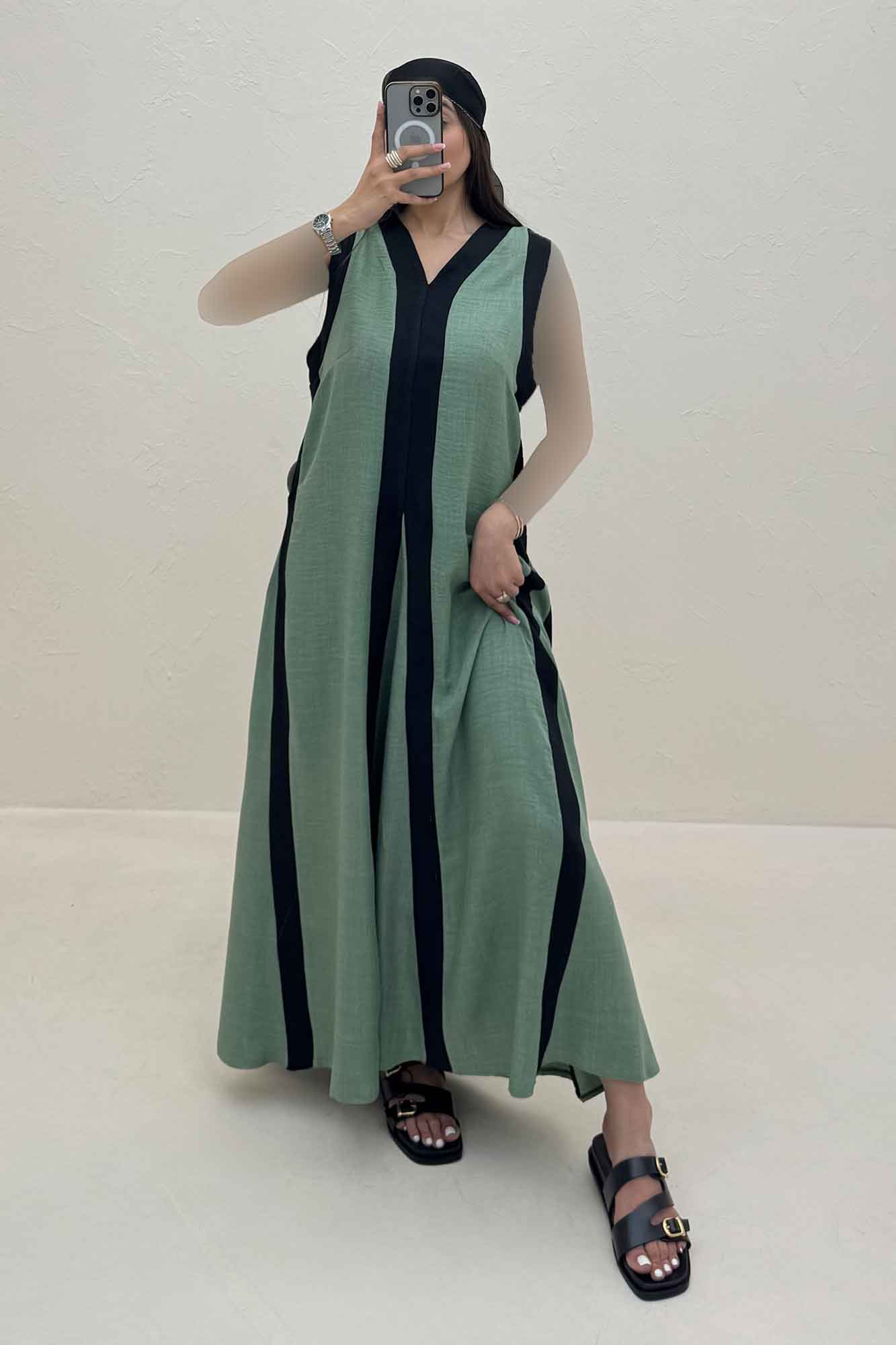 پیراهن شانتون دورنگ هارمونی