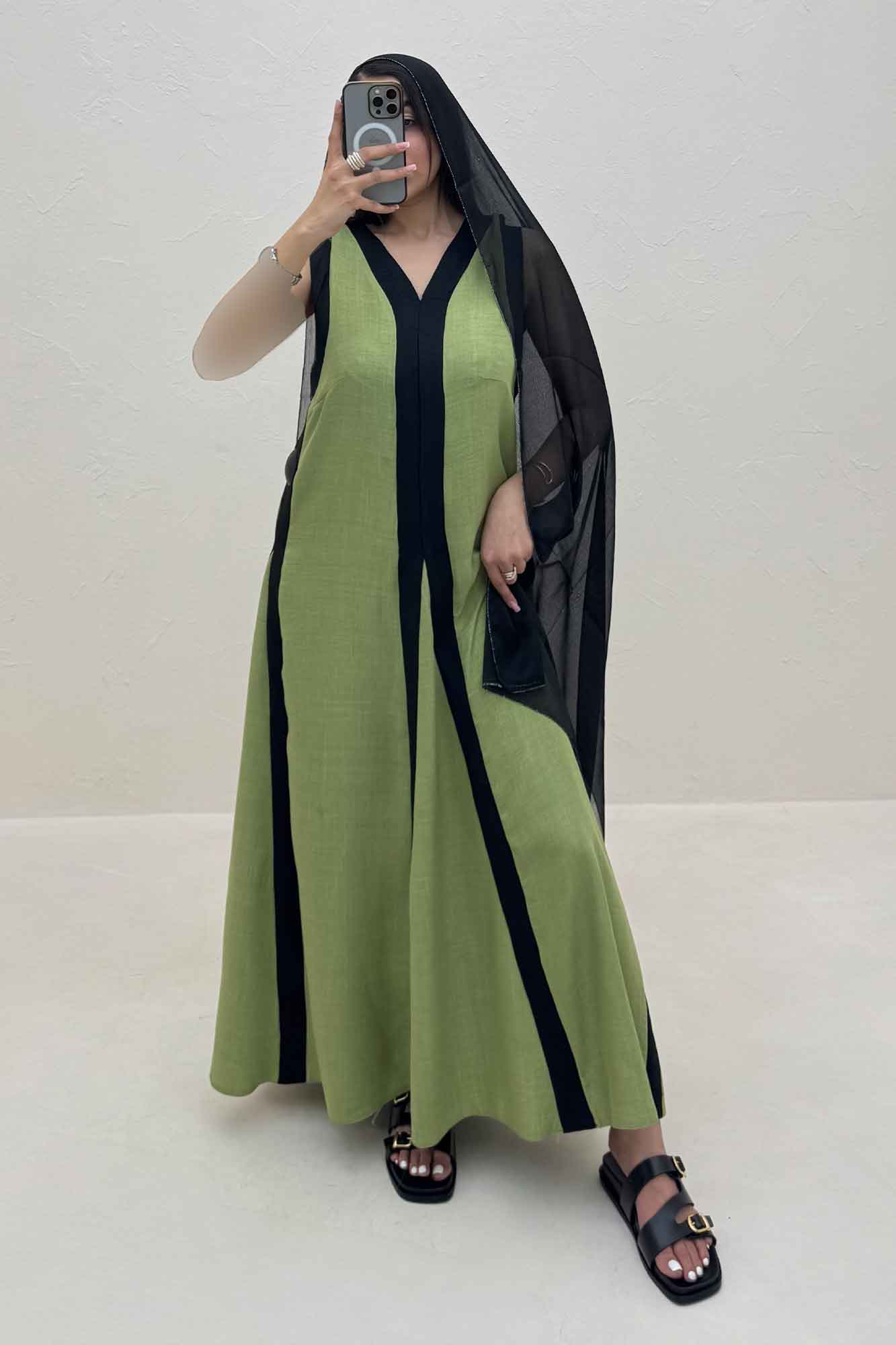 پیراهن شانتون دورنگ هارمونی