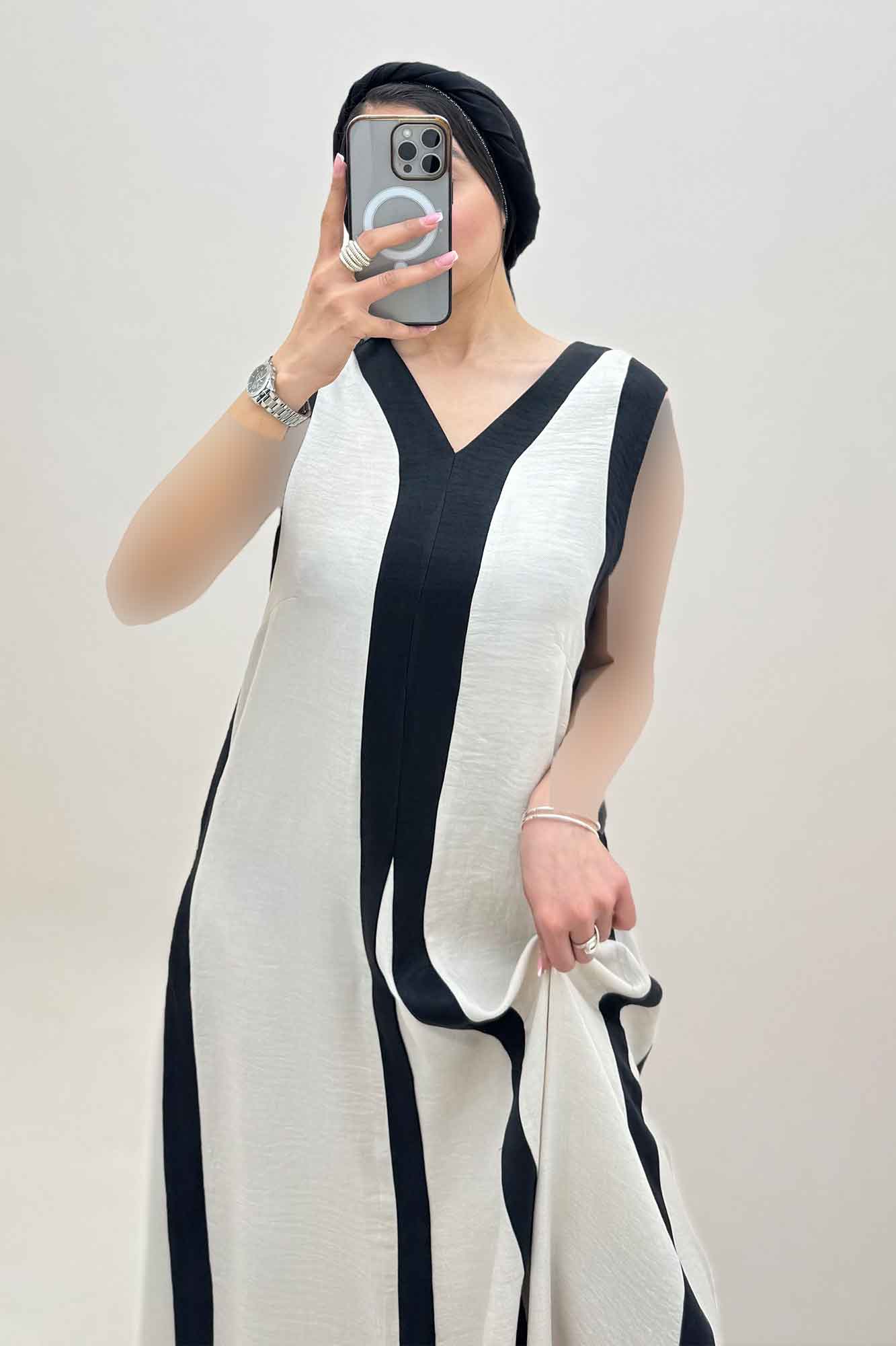 پیراهن شانتون دورنگ هارمونی